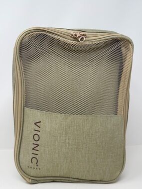 Vionic Shoe Packing Cube Carrier Bag Luggage Tan